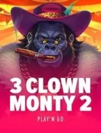 3 clown monty 2 game logo